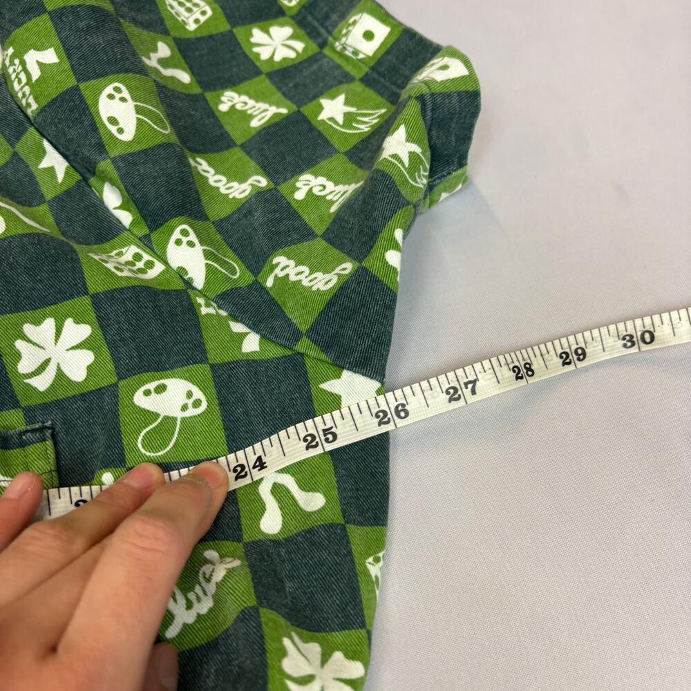 Rare Big Bud Press Lucky In Vegas 7 Shorts Sleeve Jumpsuit Women's 2XL Western - Picture 6 of 10